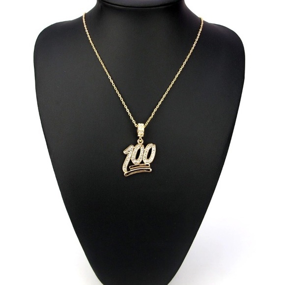💯 100 Emoji Gold Chain 💯 - Picture 5 of 5